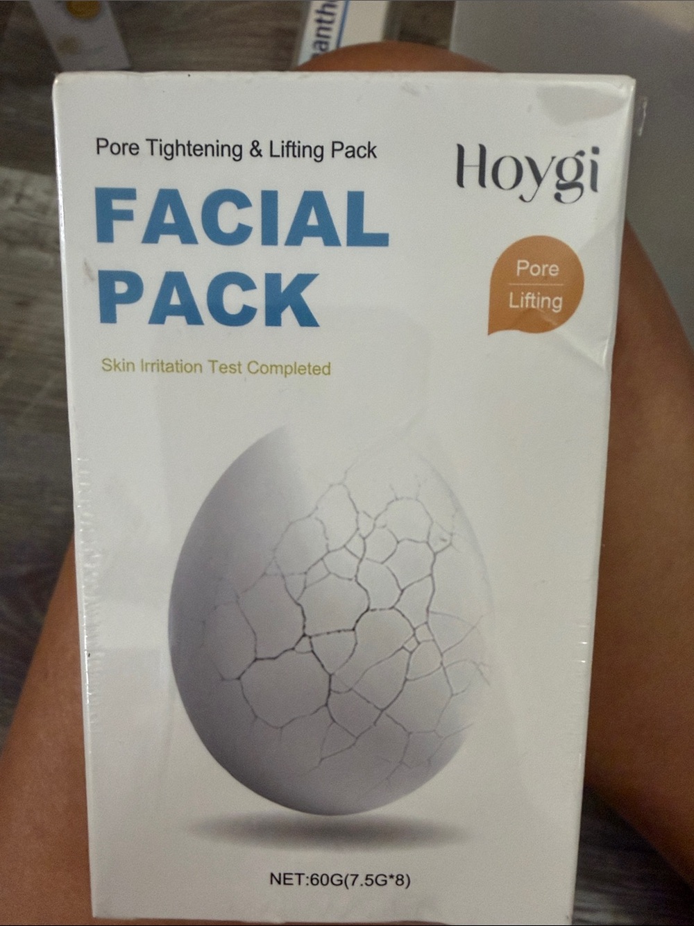 Hoygi Facial Pack Toner - White & Blue